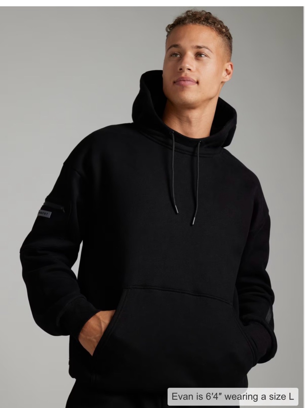 NWOT Unisex Comfrt Airplane Black Pullover Hoodie - medium